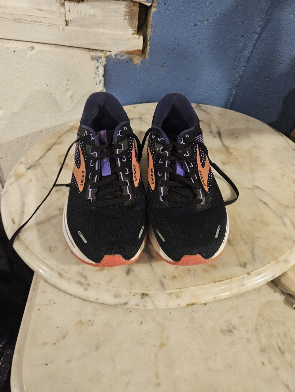 Brooks Adrenaline GTS 22 Running Shoes Navy/Purple Women's Size 10 B